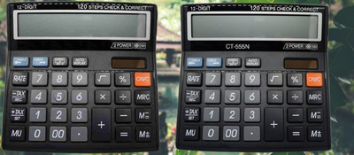 Hench HN-555N Basic Calculator_N192 Desktop Calculator_N192 Financial  Calculator(12 Digit)