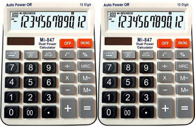 Congo mi 847 auto power off 120 steps check correct calculator office shops mi 847 auto power off 120 steps check correct calculator office shops Financial  Calculator(12 Digit)