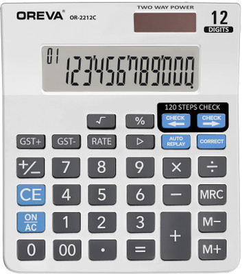 OREVA OR-2212 C [WHITE] Financial  Calculator(12 Digit)