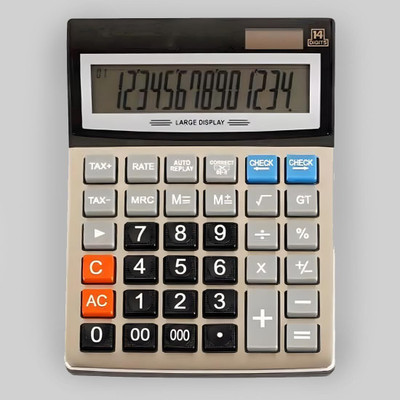 CLITLIZEN CT912 ND Business/Commerce Calculator 14 Digit Big Size Battery Operated 912ND Financial  Calculator(14 Digit)