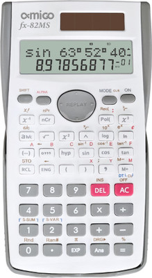 Amigo fx-82MS with 240 Functions and 2 Line LED Display | ANS Function | Grey | Scientific  Calculator(12 Digit)
