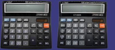 Hench HN-555N Basic Calculator_N228 Desktop Calculator_N228 Financial  Calculator(12 Digit)