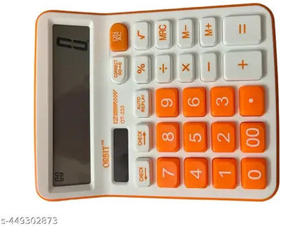Alpha tech 72269ORANGE07 Basic  Calculator(12 Digit)
