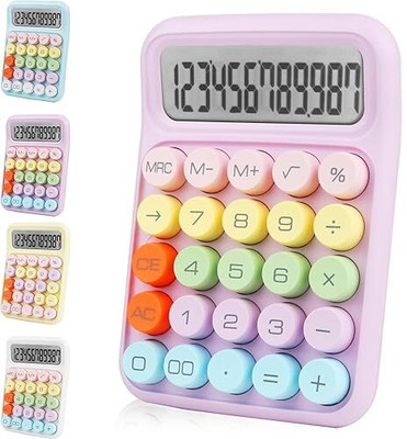 Tech Fuel Colorful Candy Calculator Financial  Calculator(12 Digit)