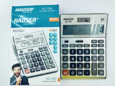 NATH JI HC-750_Electronic_Calculator_Pack_Of_1_Pcs. HC-750 Electronic Calculator Basic  Calculator(12 Digit)
