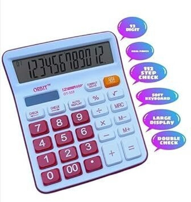 Alpha tech 72269PINK33 Basic  Calculator(12 Digit)
