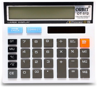 Villy Orbit OT-512W CHECK & CORRECT Basic  Calculator(12 Digit)