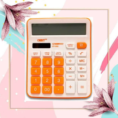Alpha tech Orbit Executive Series Elegant Calculator Quiet Keys Basic  Calculator(12 Digit)