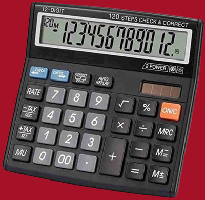 Hench HN-555N Best Basic Calculator_H146 Desktop Calculator_146 Financial  Calculator(12 Digit)