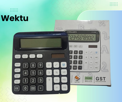 WEKTU BBC045 DigitPro 12/Big LCD/Soft Key/12Digits/45 Basic  Calculator(12 Digit)