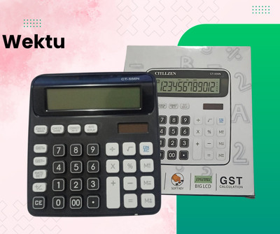 WEKTU BBC009 DigitPro 12/Big LCD/Soft Key/12Digits/09 Basic  Calculator(12 Digit)