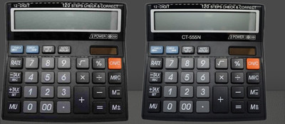 Hench HN-555N Basic Calculator_N131 Desktop Calculator_N131 Financial  Calculator(12 Digit)