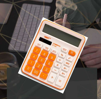 Alpha tech Chic & Stylish Calculator 12 Digit Soft Aesthetic Look Basic  Calculator(12 Digit)