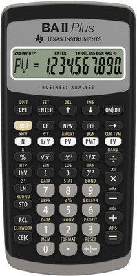 Texus IIBAPL Texas Instruments BA II Plus Financial Calculator Financial  Calculator(8 Digit)