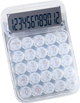 Samvardhan 12-Digit Display Desktop Calculator for Office, School & Home Use Basic  Calculator(12 Digit)