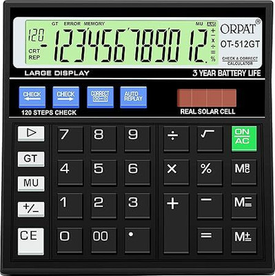 ORPAT OT 512 GT Basic  Calculator(12 Digit)