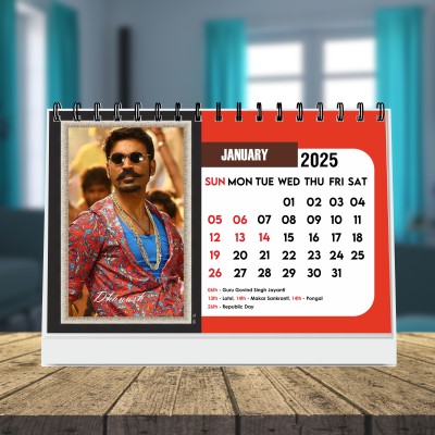 ESCAPER Famous South Actors Calendar 2025 Table Calendar 2025 2025 Table Calendar(Multicolor, Office & Home)