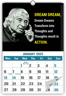 AccuPrints Legend wall calendar-FL 2025 Wall Calendar(Multicolor, Regular)