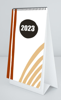 IDEAL FOZ Table Calendar and Planner, Organizer & Reminder, Calendar for Desk-08 2023 Table Calendar(Multicolor, CUTE)