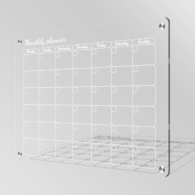 iogue MAGNETIC PLANNER AND CALENDAR FOR REFRIGERATOR NA Wall Calendar(TRANSPARENT, PLANNER AND CALENDAR)