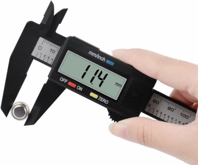 LYRISS Plastic Fiber Body 150 mm 6 Inch LCD Electronic Vernier Caliper Gauge Micrometer Digital Caliper Digital Caliper(150 mm)