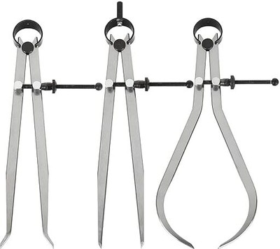 Kalsi brothers Inside, Outside & Divider Spring Caliper Set 3 Pieces – Inside, Outside & Divider Outside Caliper(100 mm)