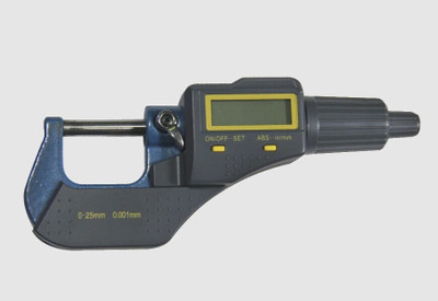 GoodsBazaar 0-25mm Digital Outside Micrometer Gauge Precision Measuring Tool ELECTRONIC DIGITAL MICROMETER Digital Caliper(0-25 mm mm)