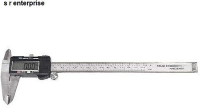 sdenterprises 8 Inch/200mm Digital Caliper Vernier Micrometer Caliper Gauge Vernier Caliper with Large LCD Screen Stainless Steel Measuring Tool Inch/Millimeter Vernier Caliper(200 mm)
