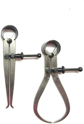 SAMENX Spring Caliper Set 2 Pieces – Inside & Outside 6” INCH / 150 MM – Measuring Tool Outside Caliper(150 mm)