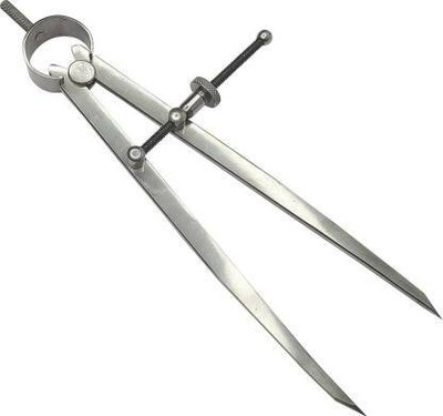 TOOLBUX 8-inch Spring Divider|Spring Caliper Compass 8 Inch Divider Caliper Divider Caliper(1-220 mm)