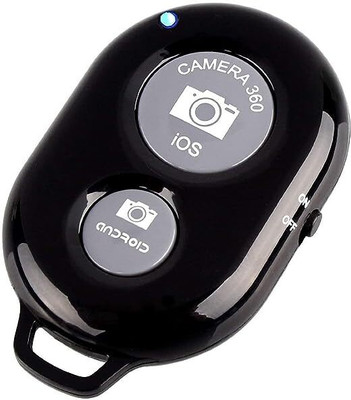 WEFLY Bluetooth photo clicker Wireless Bluetooth Selfie/Pictures Shutter Remote  Camera Remote Control(Black)