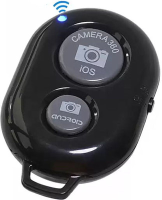BUFONA Selfie Remote Button Clicker Multi-functional Bluetooth Remote Control Shutter  Camera Remote Control(Black)