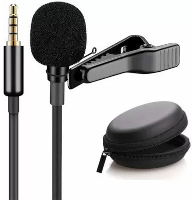 SOJUBA Collar Microphone for Recording Audio/Live Streaming for Android with Pouch Microphone