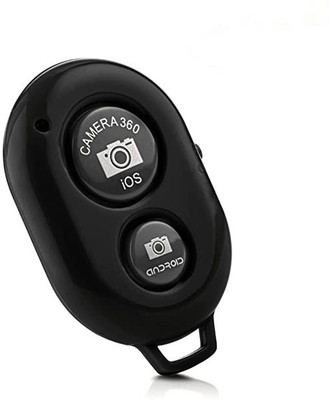 HAWKDREAM HAWK DREAM Bluetooth Remote Controller Shutter Button for Selfie Stick Devices  Camera Remote Control(Black, Multicolor)