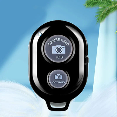 BUFONA Multifunctional Bluetooth Remote Control Shutter, Selfie Remote Button Clicker  Camera Remote Control(Black)
