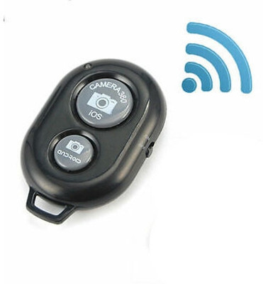 POZUB Self-Timer Long Distance Remote Controller for Click Selfies BT Photo Clicker  Camera Remote Control(Black)