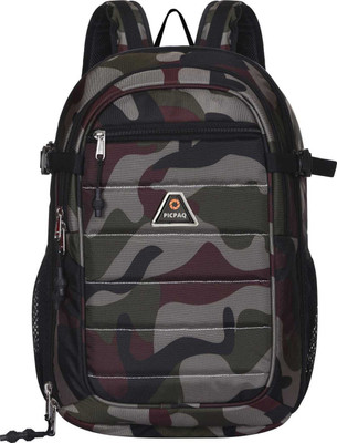 PICPAQ DSLR SLR Camera Lens With tripod Holder Shoulder Camera Backpack With Rain Cover & water resistant fabric Camera Bag  Camera Bag(Army)