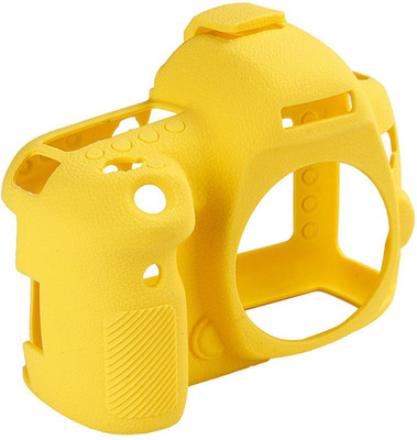 Lamkoti 5DMIV Silicone protective rubber body cover for Canon 5dM4 Camera (yellow)  Camera Bag(Yellow)