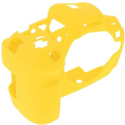 Lamkoti EOS R6 camera silicone body protective case cover for Canon EOS R6 camera  Camera Bag(Yellow)
