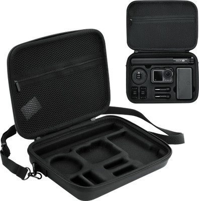 Zeitel Osmo Action 3 Carrying Case for DJI OSMO Action 3/Action 4 Camera  Camera Bag(Black)