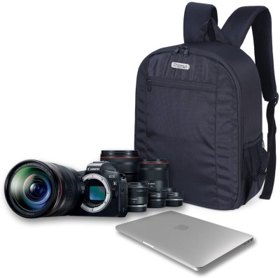 Vintage Pro Photron Pro Runner 120 AW Camera Backpack 1- Body DSLRs with Lens Upto 2-3 Accessories Upto 12 inch Laptop Tablet I Rain Cover Included  Camera Bag(Black)