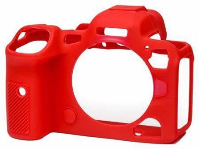 Digicom Silicon Cover for Canon EOS R5 / R6 -RED  Camera Bag(Red)