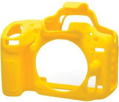 Lamkoti nikon D750 Camera cover silicone protective cover with screen tempered glass  Camera Bag(Yellow)