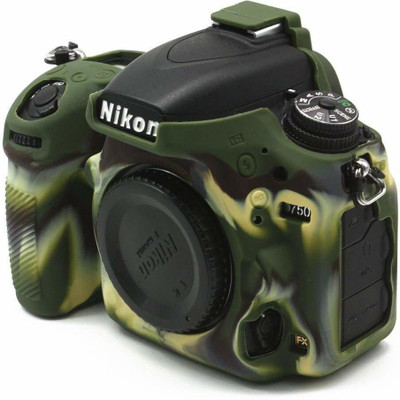 Camaura Silicone Cover Protective Camera Case Cover for Nikon D750 Camera Case-Green  Camera Bag(Military Green)