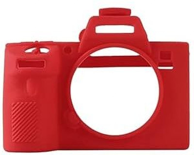 Picmaa A7m3 camera rubber protective body case cover  Camera Bag(Red)