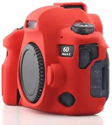 DIGICLIMBER Canon EOS 6D Mark II Red Professional Silicone Rubber Detachable Protective Camera Case Cover, ONLY Silicon cover  Camera Bag(Red)