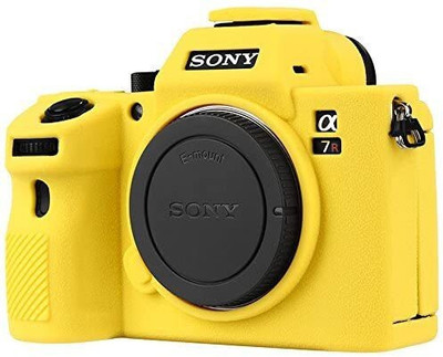 Lamkoti camera cover A7MIII silicone protective body camera cover for sony camera (ylw)  Camera Bag(Yellow)