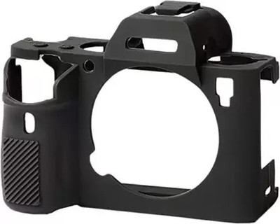 DIGICLAMBO A7R3 camera silicone protective body camera cover for Sony A7R3  Camera Bag(Black)