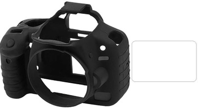 Picmaa Ca_non 5DMII Camera silicone protective camera case cover  Camera Bag(Black)