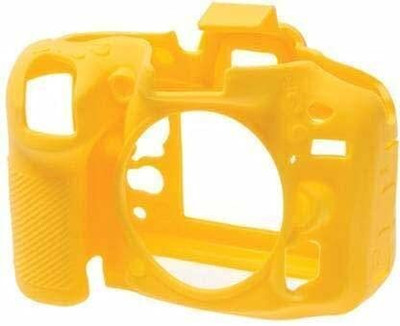 Camaura Silicone Protection Cover Case for N-ikon D7100/7200  Camera Bag(Yellow)